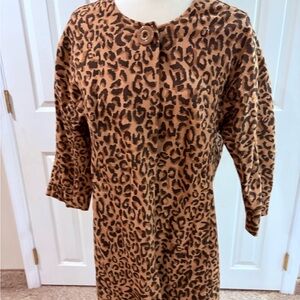 Leopard Print Women's Jacket From Cabi